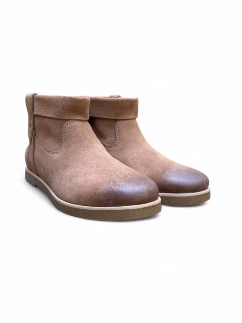 UGG Josefene Cuff Chestnut Suede Ankle Boots Size 10 NWOT